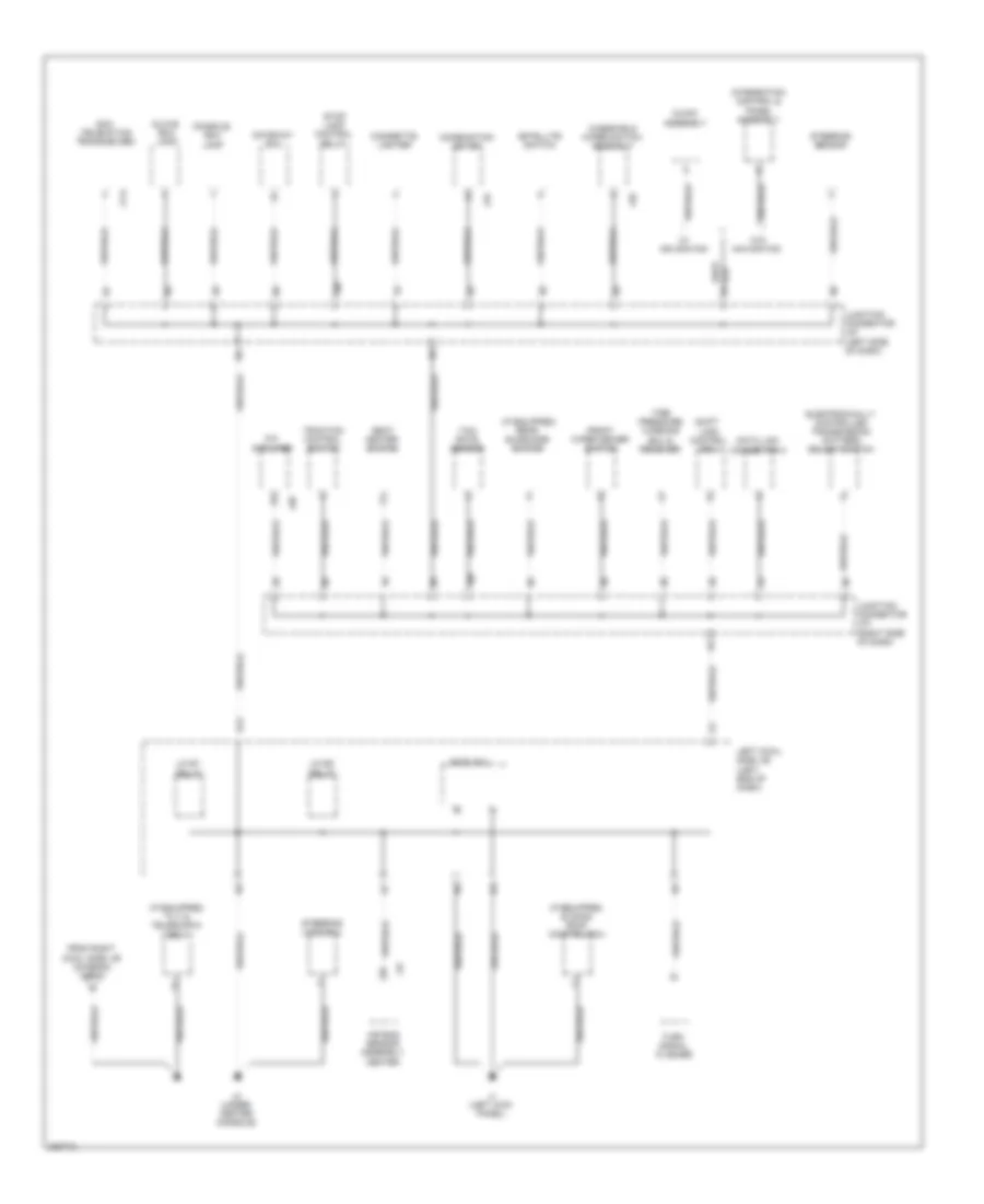 Ground Distribution Wiring Diagram (4 of 7) for Lexus IS 250 2010
