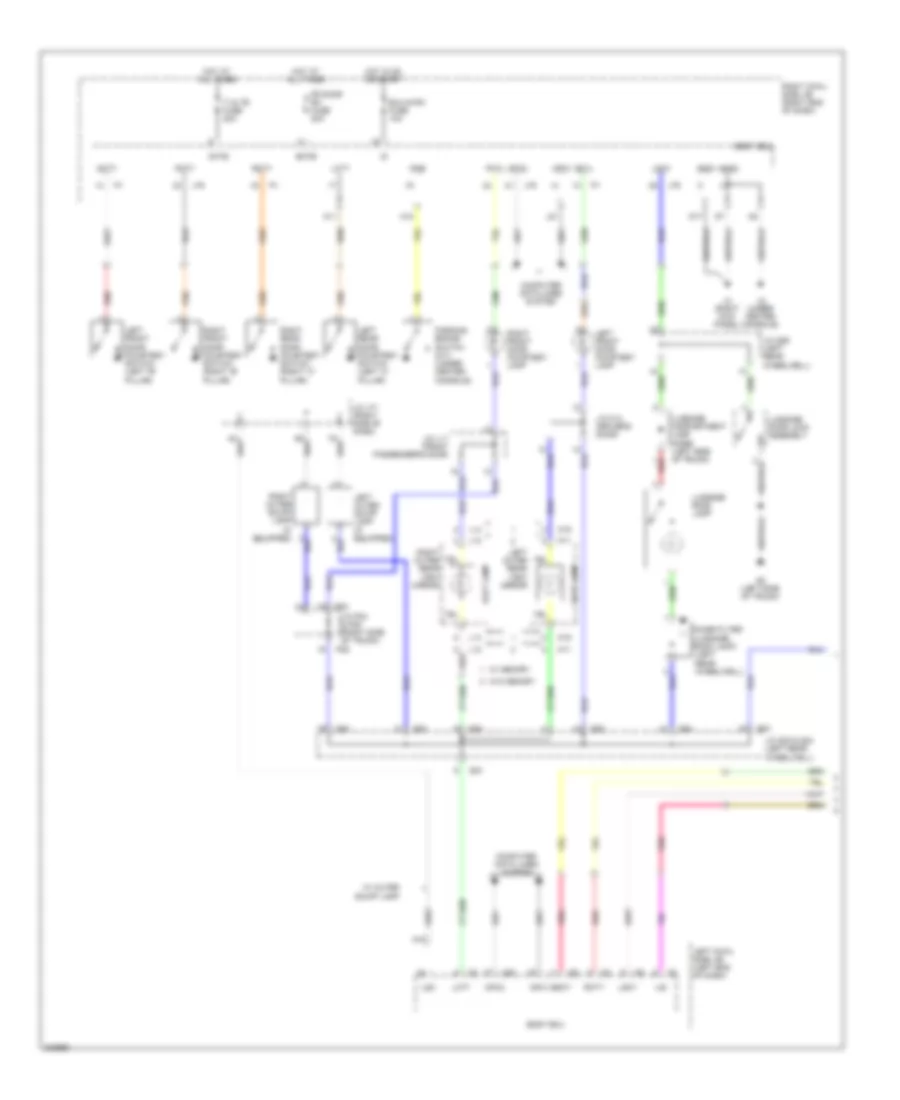 Courtesy Lamps Wiring Diagram 1 of 2 for Lexus IS 250 2010