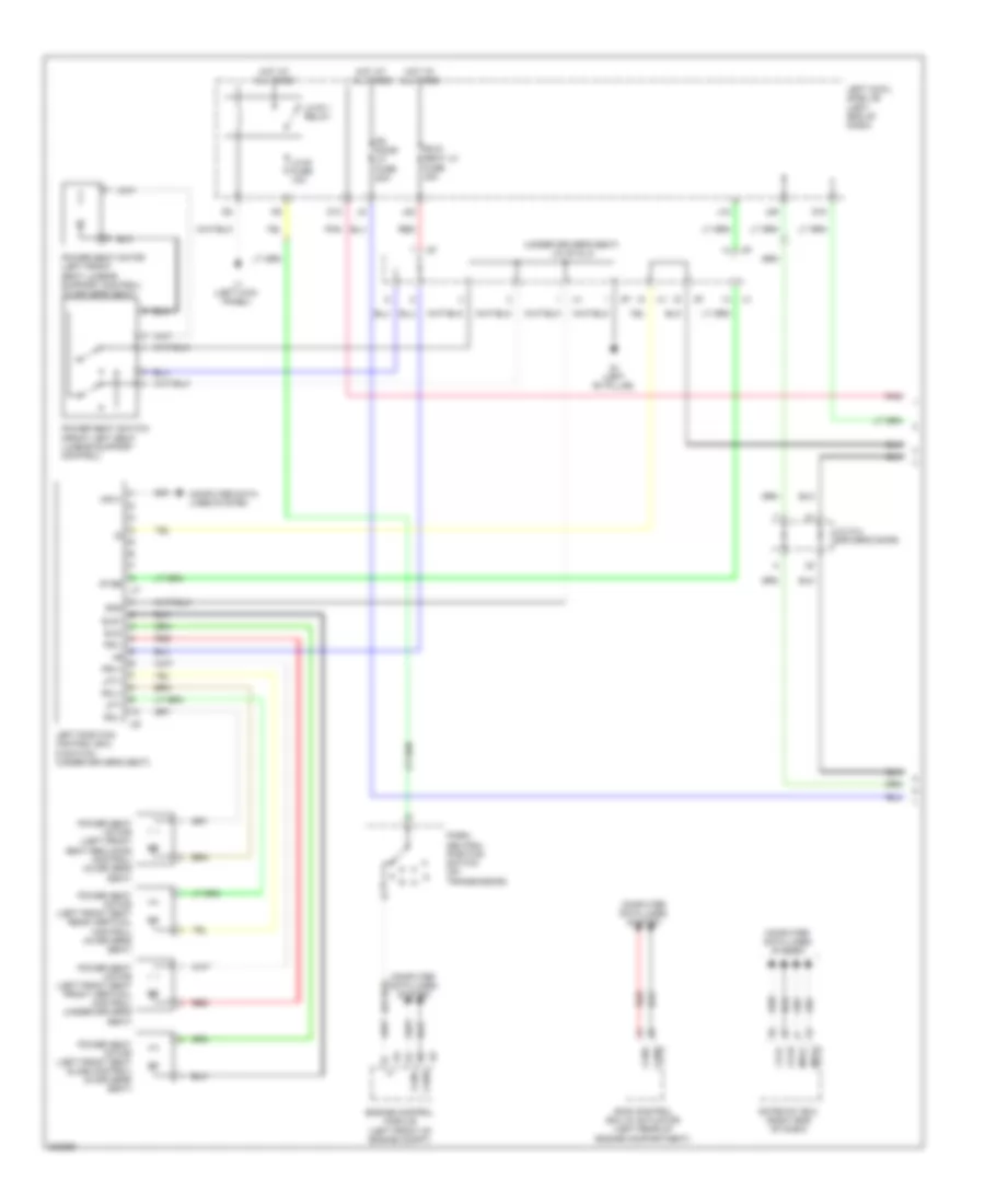 Driver s Memory Seat Wiring Diagram 1 of 2 for Lexus IS 250 2010