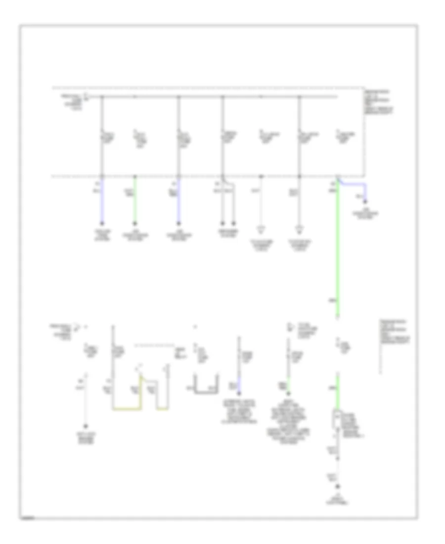 Power Distribution Wiring Diagram (2 of 5) for Lexus IS 250 2010