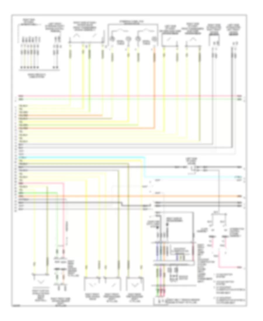 Supplemental Restraint Wiring Diagram (2 of 3) for Lexus IS 250 2010
