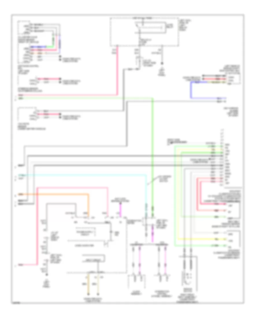 Supplemental Restraint Wiring Diagram (3 of 3) for Lexus IS 250 2010