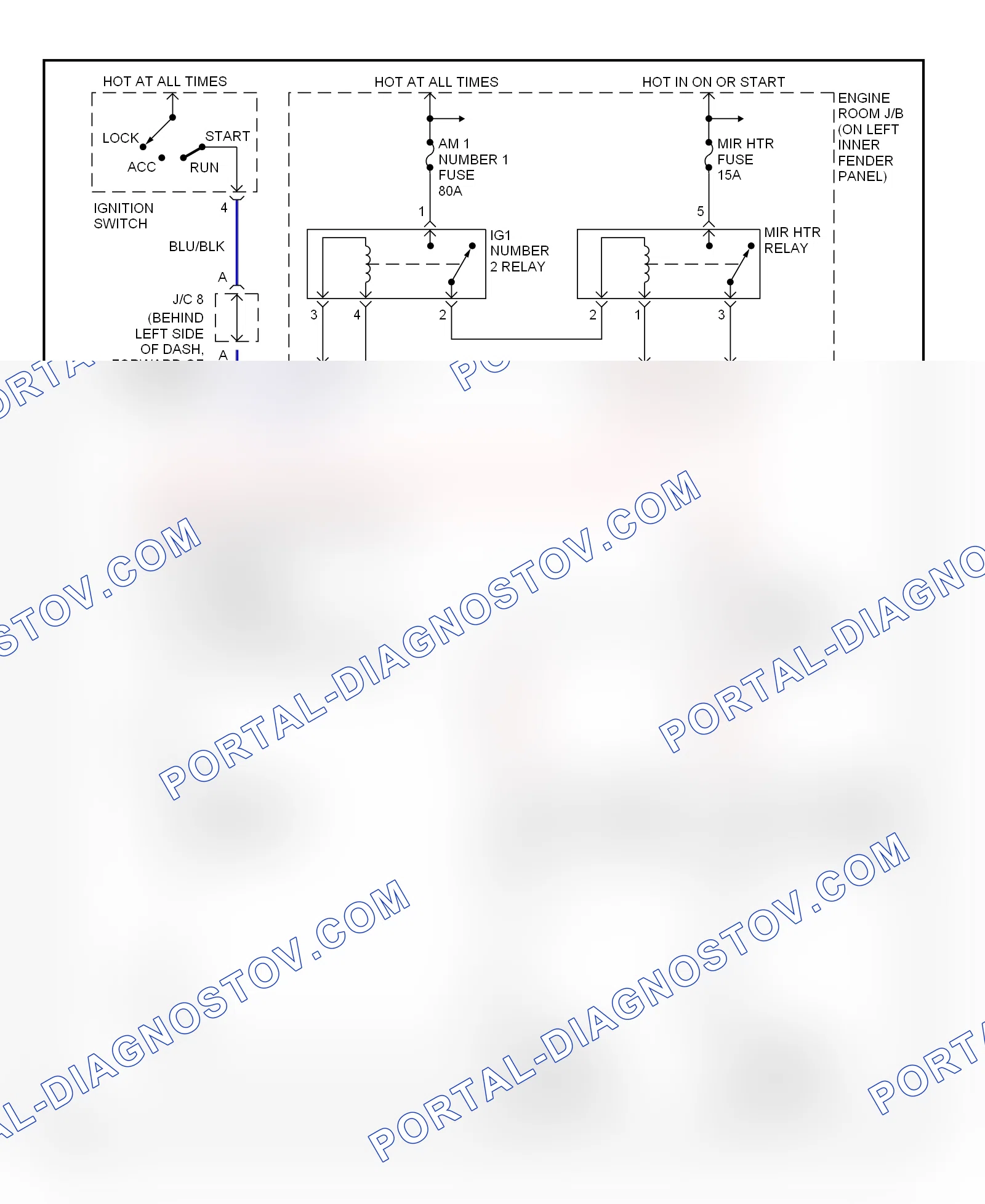 2007 Lexus LX 470 Factory Wiring Diagrams Schematics – Bishko OEM Service Manual