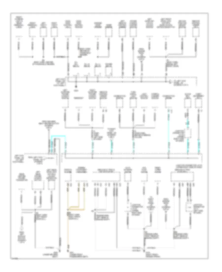 Ground Distribution Wiring Diagram (3 of 4) for Lexus LX 470 2001