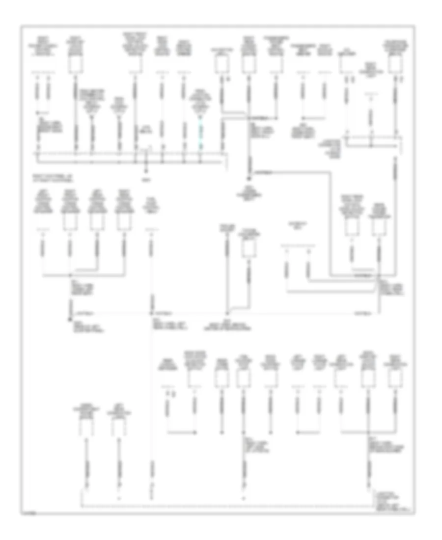 Ground Distribution Wiring Diagram (4 of 4) for Lexus LX 470 2001