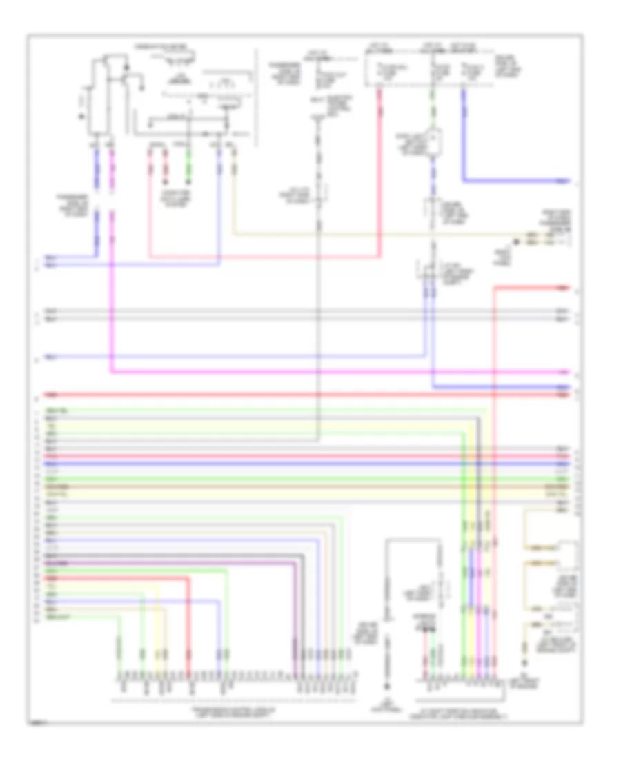 Transmission Wiring Diagram (3 of 4) for Lexus LS 460 F Sport 2013
