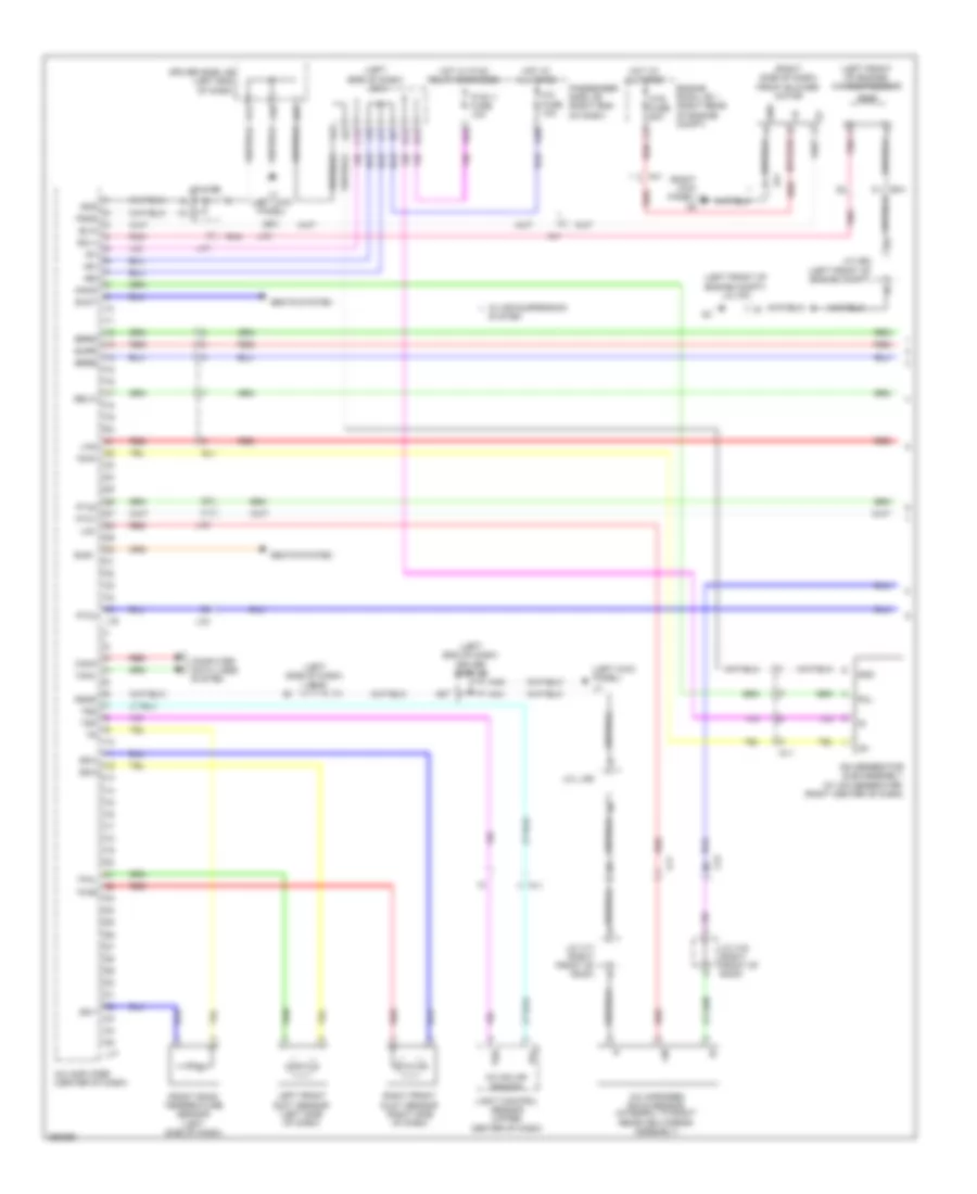 Automatic A C Wiring Diagram 1 of 5 for Lexus LS 460 F Sport 2013