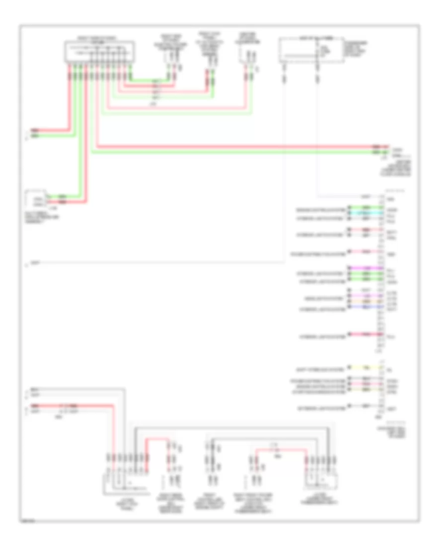 Body ECU Wiring Diagram 3 of 3 for Lexus LS 460 F Sport 2013