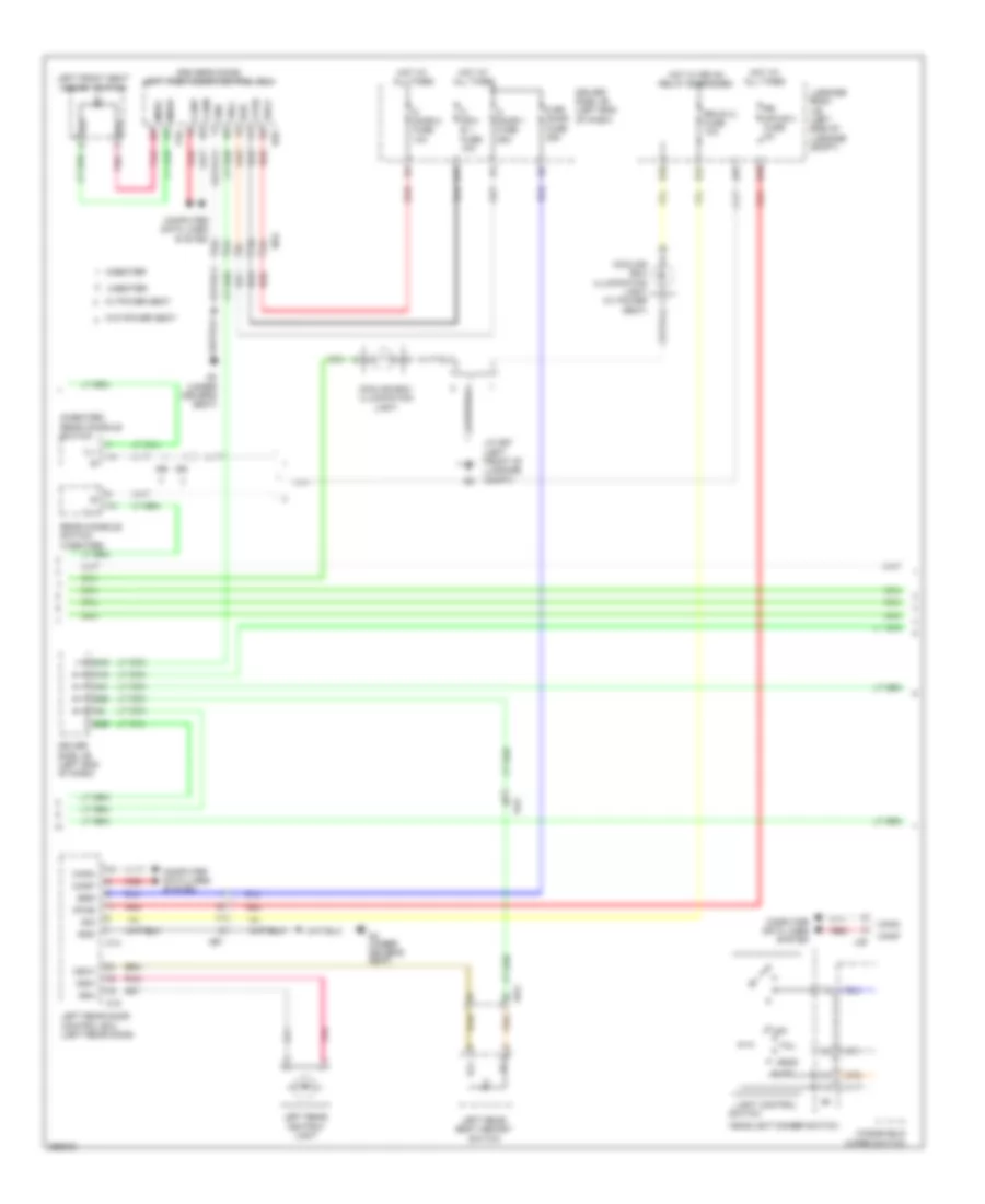 Instrument Illumination Wiring Diagram (2 of 5) for Lexus LS 460 F Sport 2013