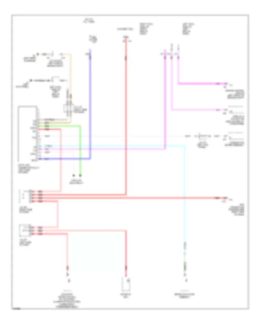 Data Link Connector Wiring Diagram for Lexus IS 250C 2010