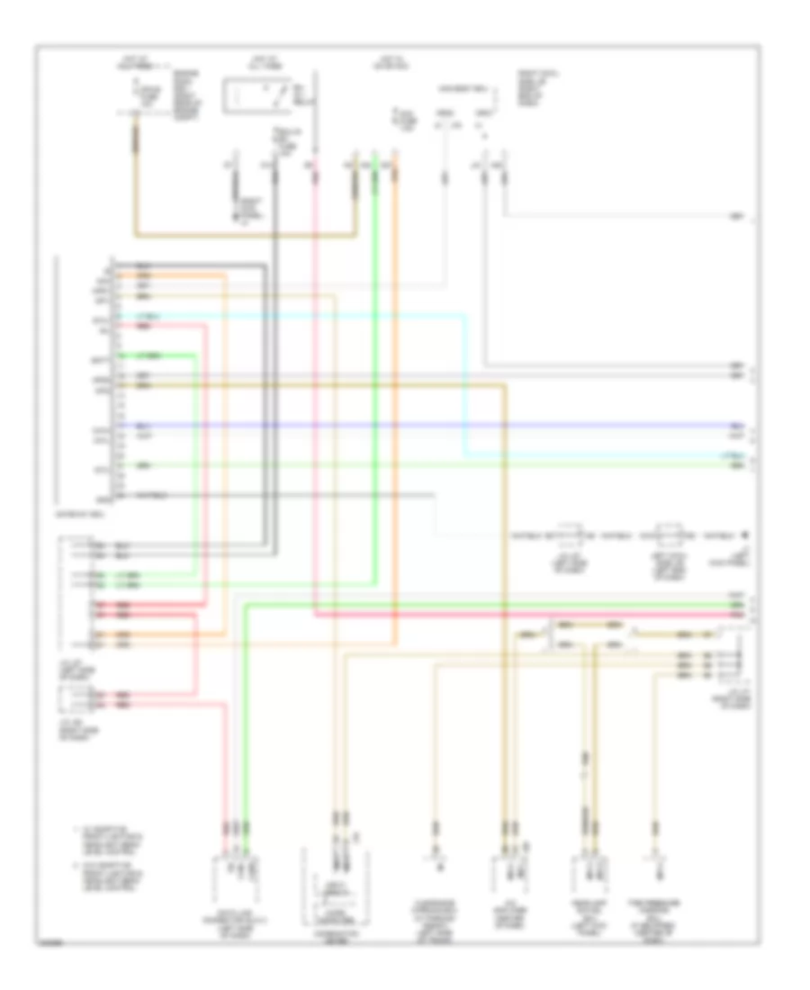 High Low Bus Wiring Diagram 1 of 3 for Lexus IS 250C 2010