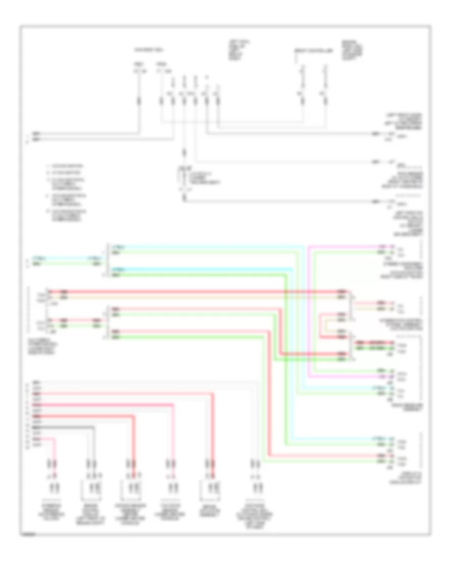 High Low Bus Wiring Diagram 3 of 3 for Lexus IS 250C 2010
