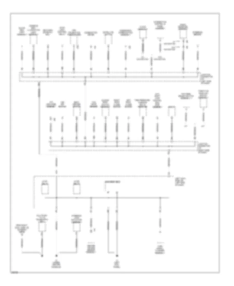 Ground Distribution Wiring Diagram 4 of 6 for Lexus IS 250C 2010