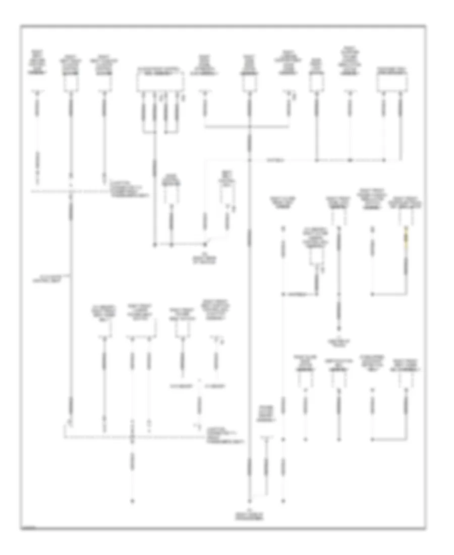 Ground Distribution Wiring Diagram 6 of 6 for Lexus IS 250C 2010