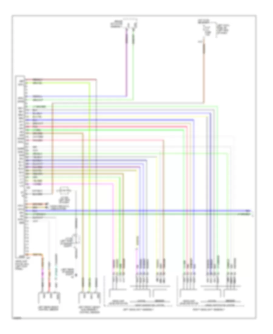 Adaptive Front Lighting Wiring Diagram 1 of 2 for Lexus IS 250C 2010