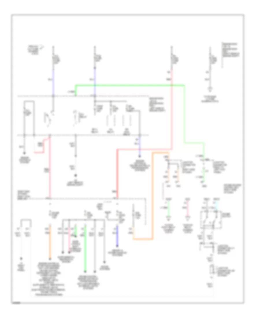 Power Distribution Wiring Diagram 3 of 5 for Lexus IS 250C 2010