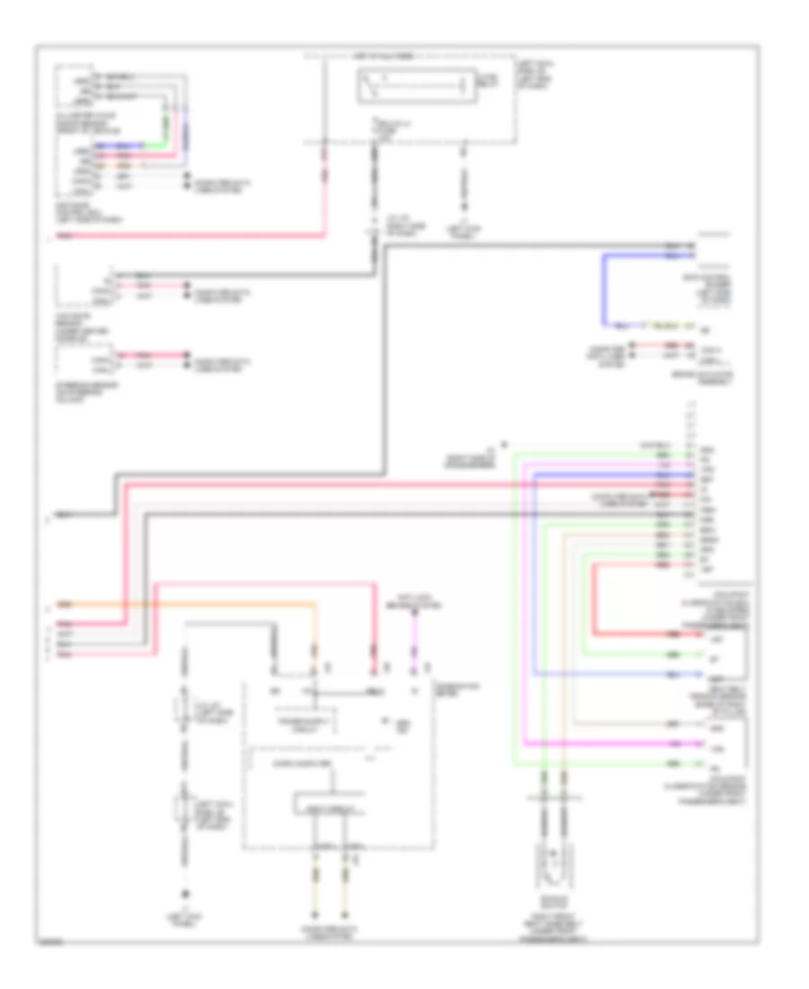 Supplemental Restraint Wiring Diagram (3 of 3) for Lexus IS 250C 2010