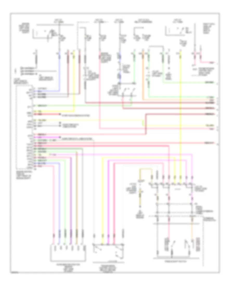 Transmission Wiring Diagram 1 of 3 for Lexus IS 250C 2010