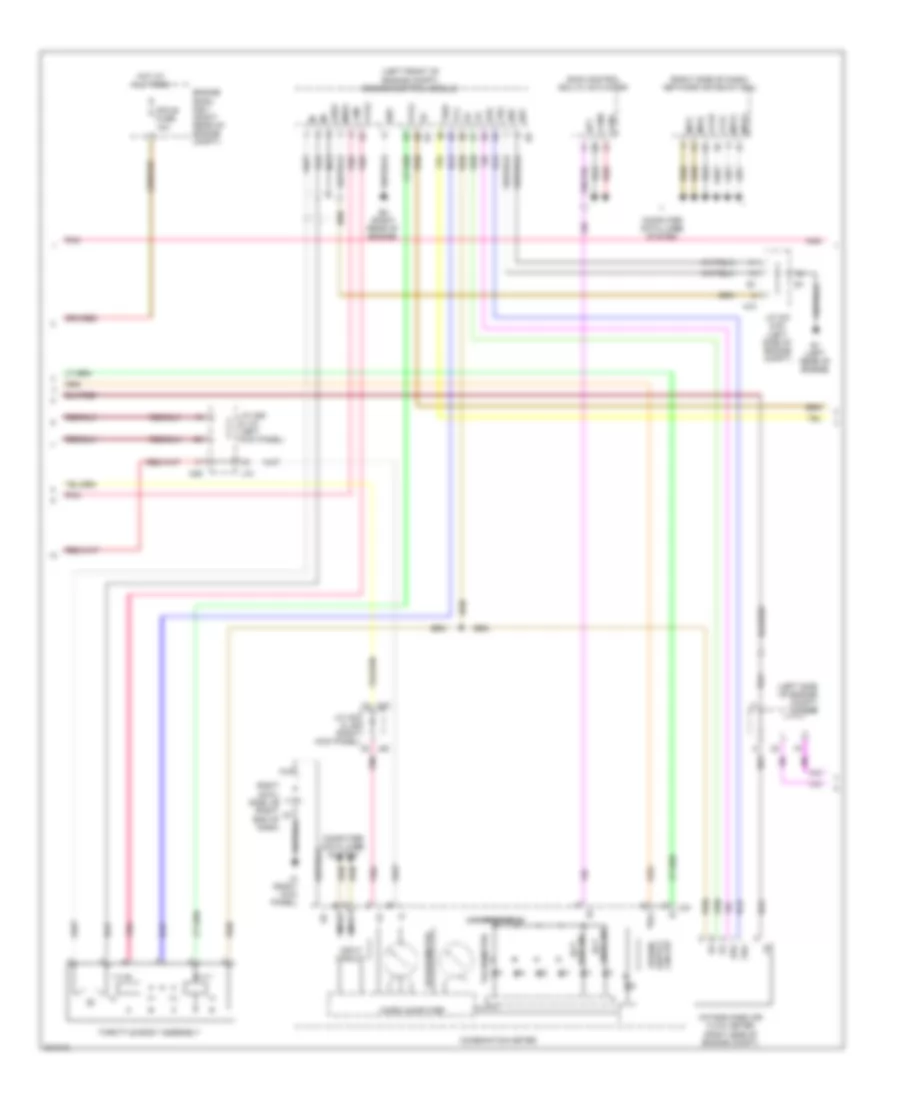 Transmission Wiring Diagram (2 of 3) for Lexus IS 250C 2010