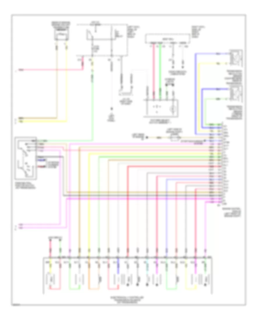 Transmission Wiring Diagram (3 of 3) for Lexus IS 250C 2010
