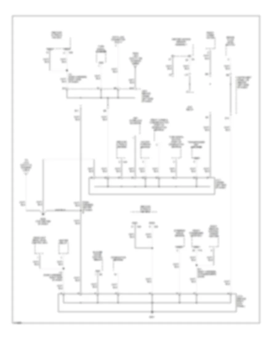 Ground Distribution Wiring Diagram 3 of 5 for Lexus RX 300 2001