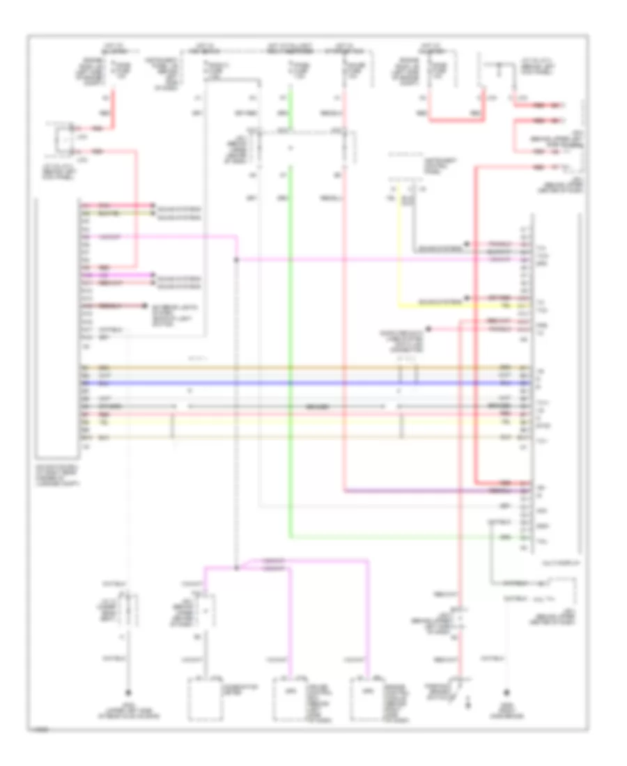 Navigation Wiring Diagram for Lexus RX 300 2001