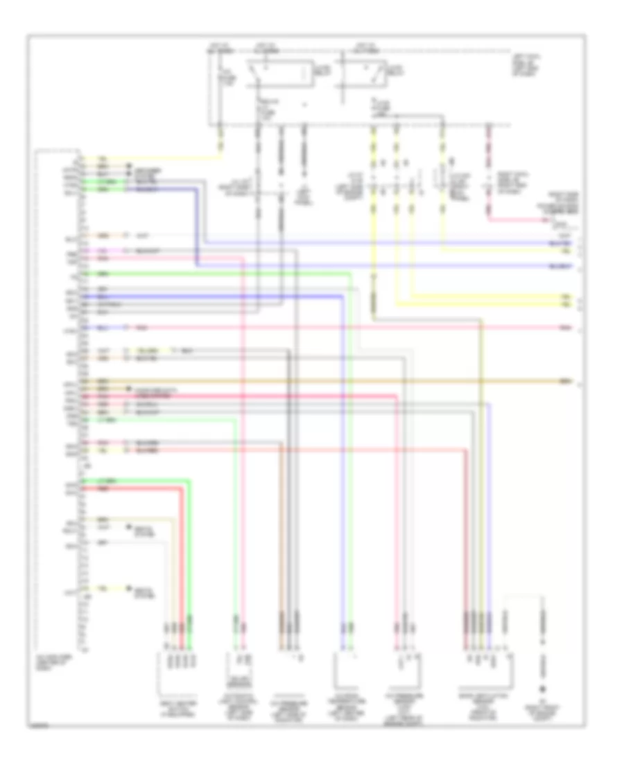 Электросхема кондиционера (1 из 3) для Lexus IS 350 2010