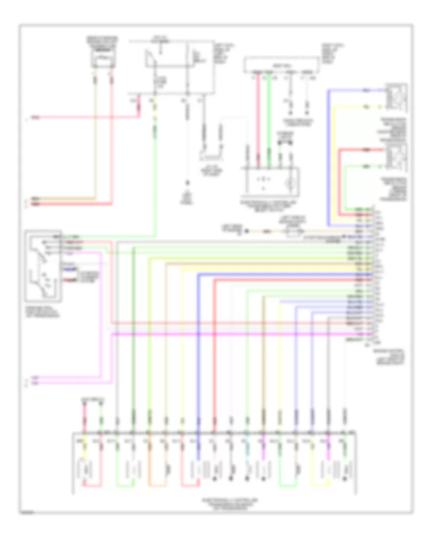 AT Wiring Diagram (3 of 3) for Lexus IS 350 2010