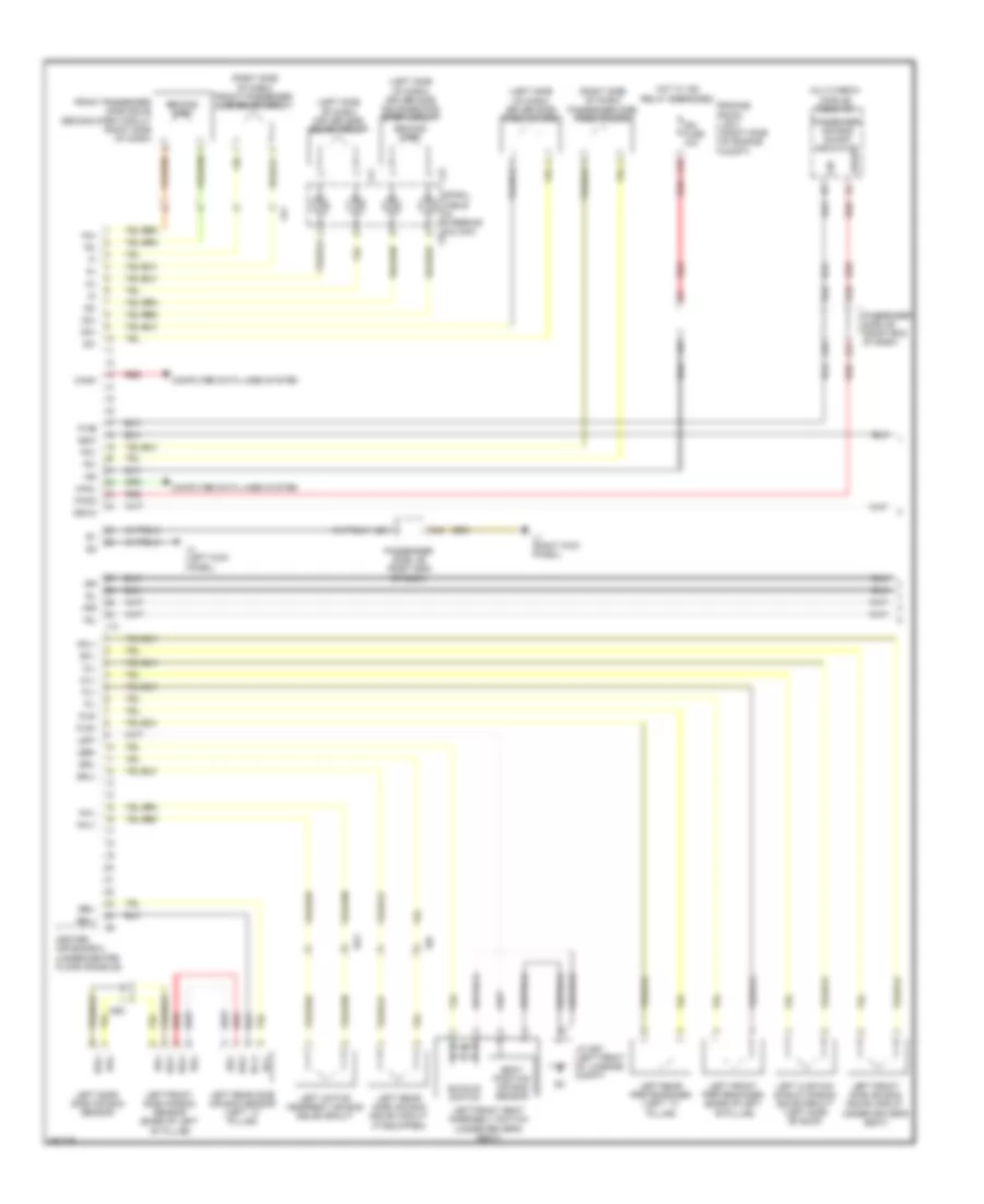 Supplemental Restraint Wiring Diagram 1 of 2 for Lexus LS 460L 2013