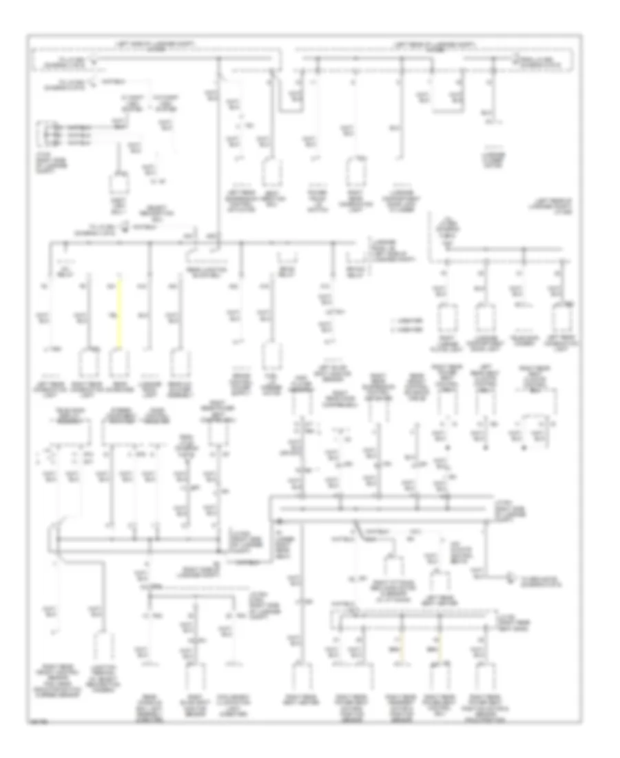 Ground Distribution Wiring Diagram 5 of 6 for Lexus LS 460L 2013
