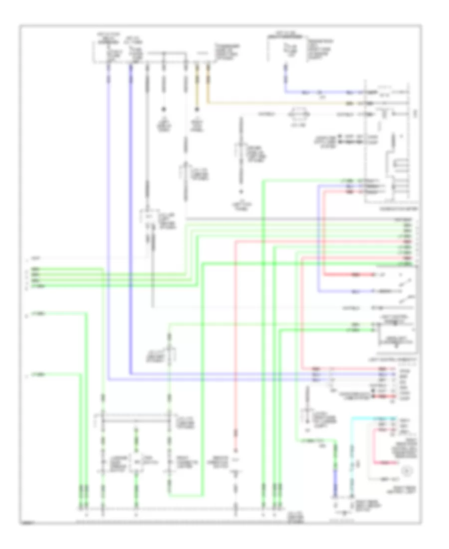 Instrument Illumination Wiring Diagram (3 of 5) for Lexus LS 460L 2013
