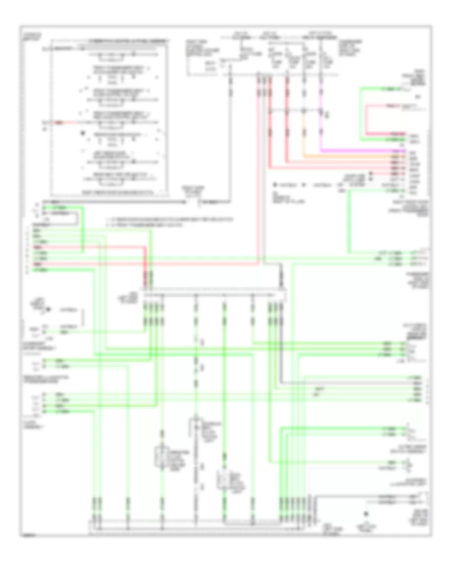 Instrument Illumination Wiring Diagram (4 of 5) for Lexus LS 460L 2013