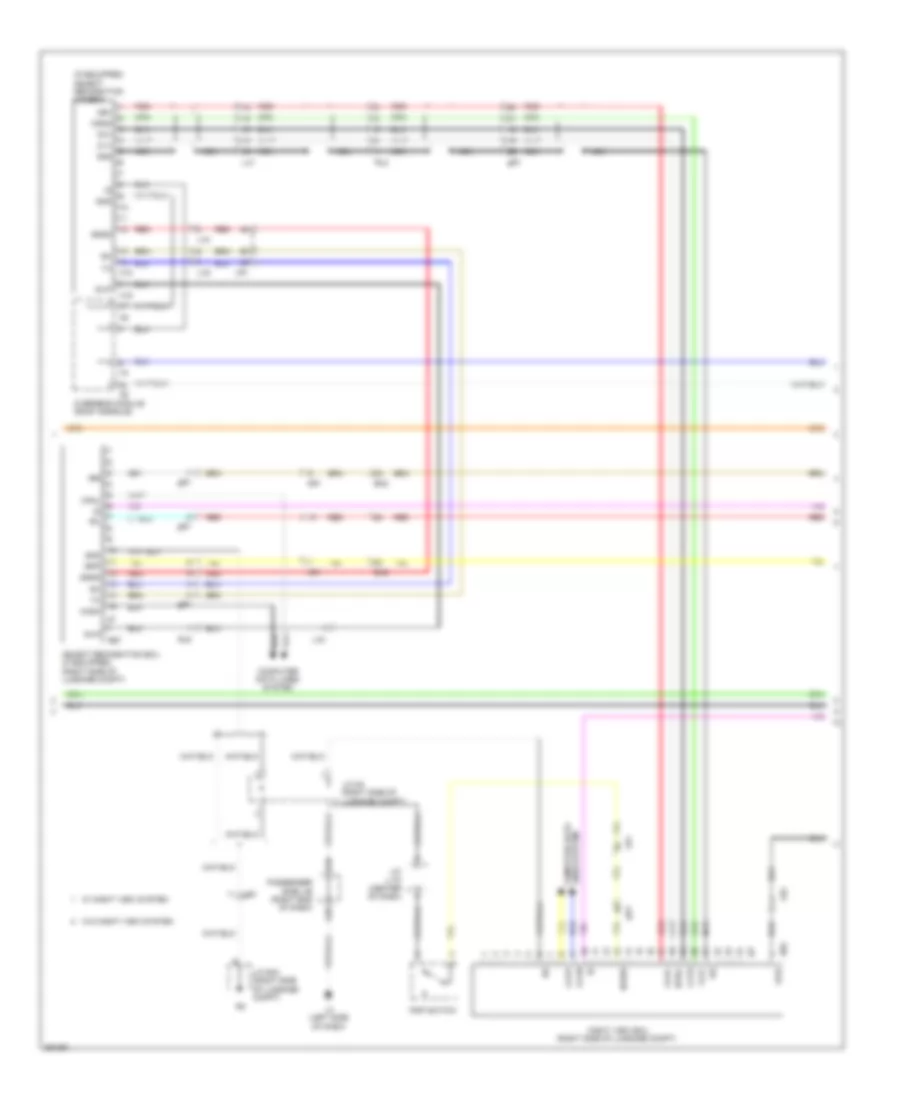 Object Detection Wiring Diagram (2 of 3) for Lexus LS 460L 2013