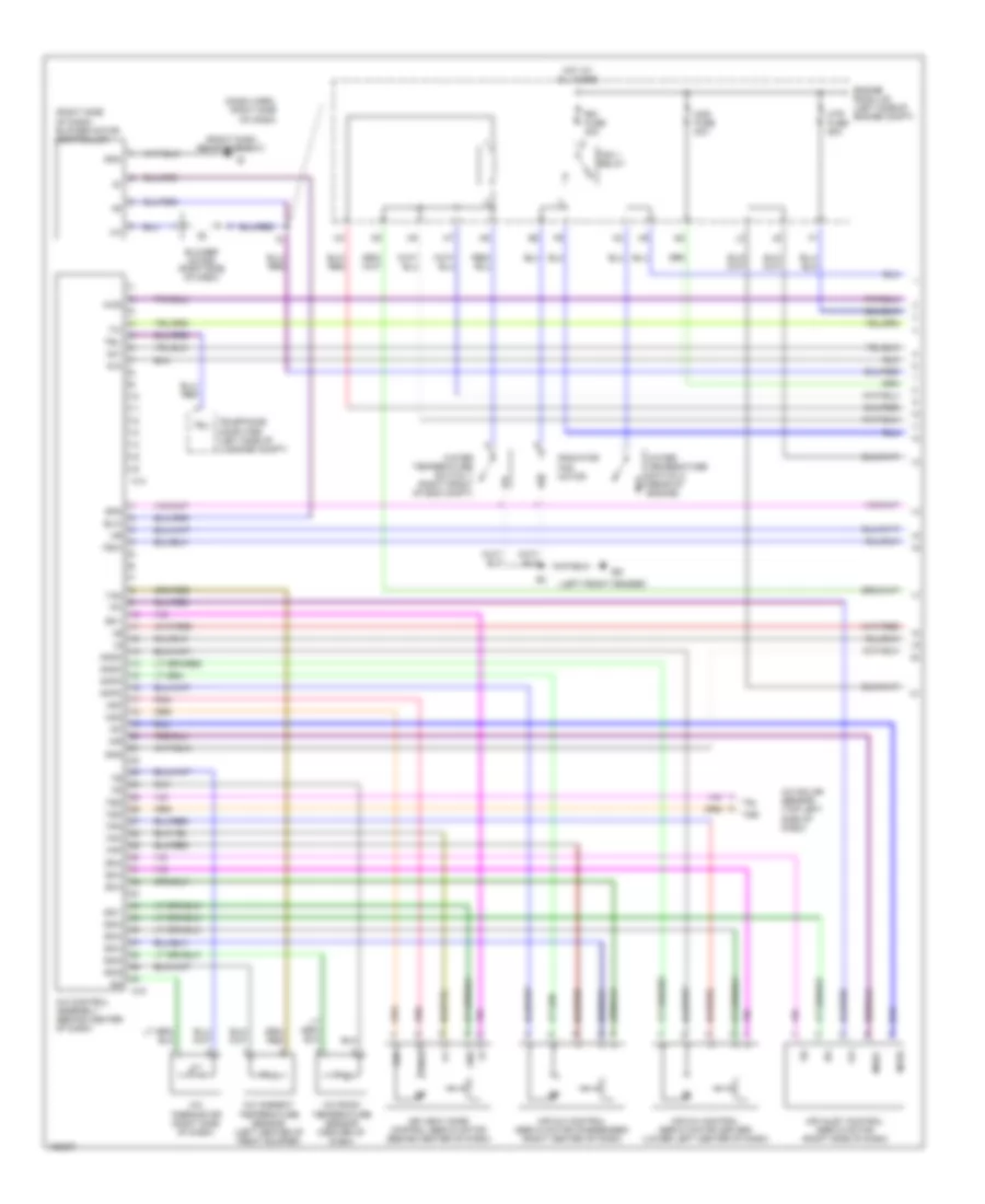 Air Conditioning Wiring Diagrams 1 of 2 for Lexus ES 300 2002