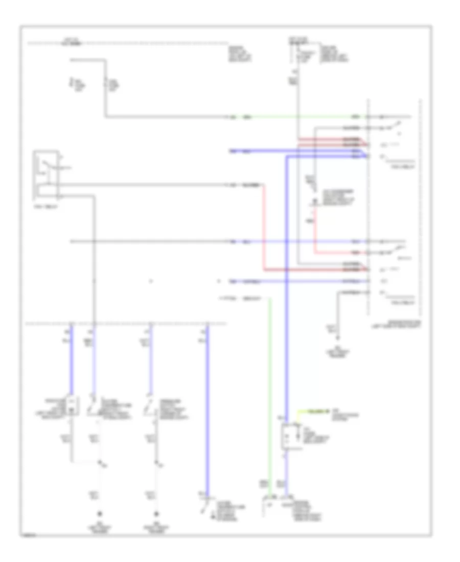Cooling Fan Wiring Diagram for Lexus ES 300 2002