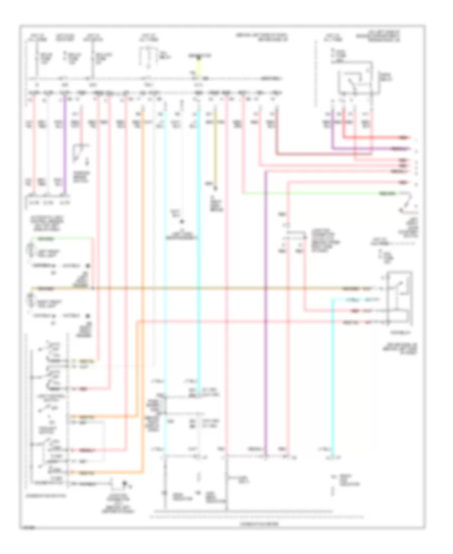 Headlamps Wiring Diagram with DRL 1 of 2 for Lexus ES 300 2002