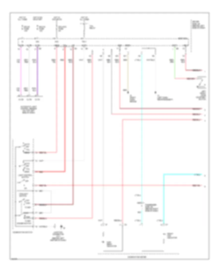 Headlamps Wiring Diagram, without DRL (1 of 2) for Lexus ES 300 2002