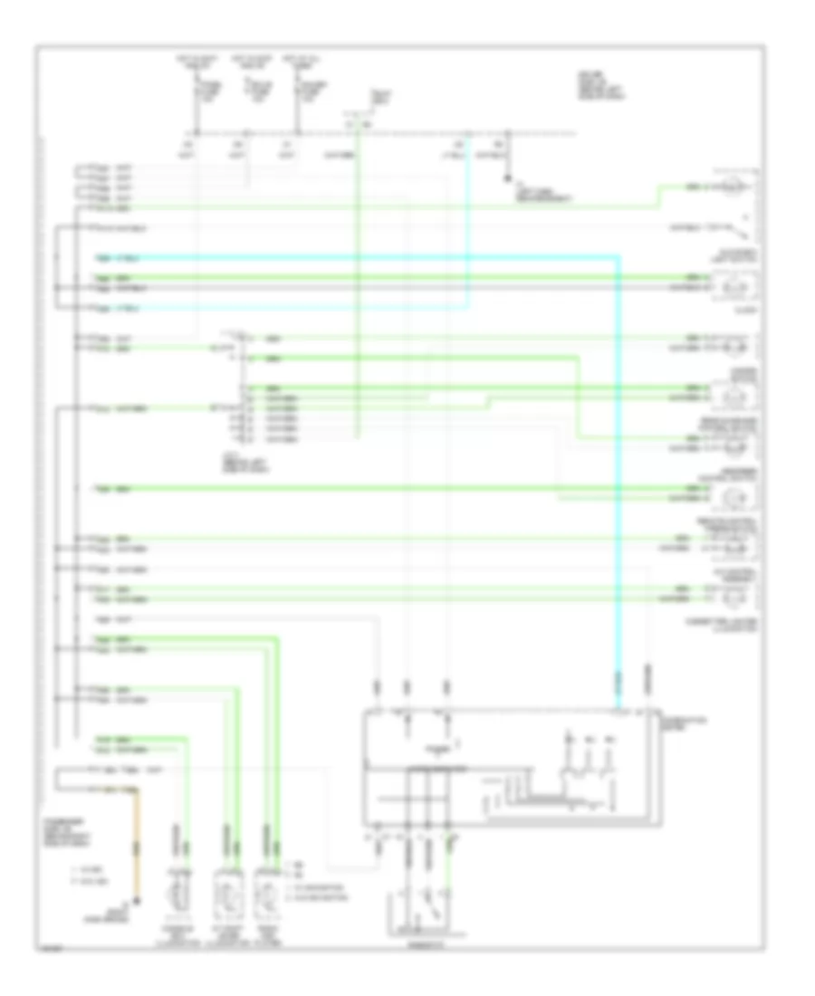 Instrument Illumination Wiring Diagram for Lexus ES 300 2002