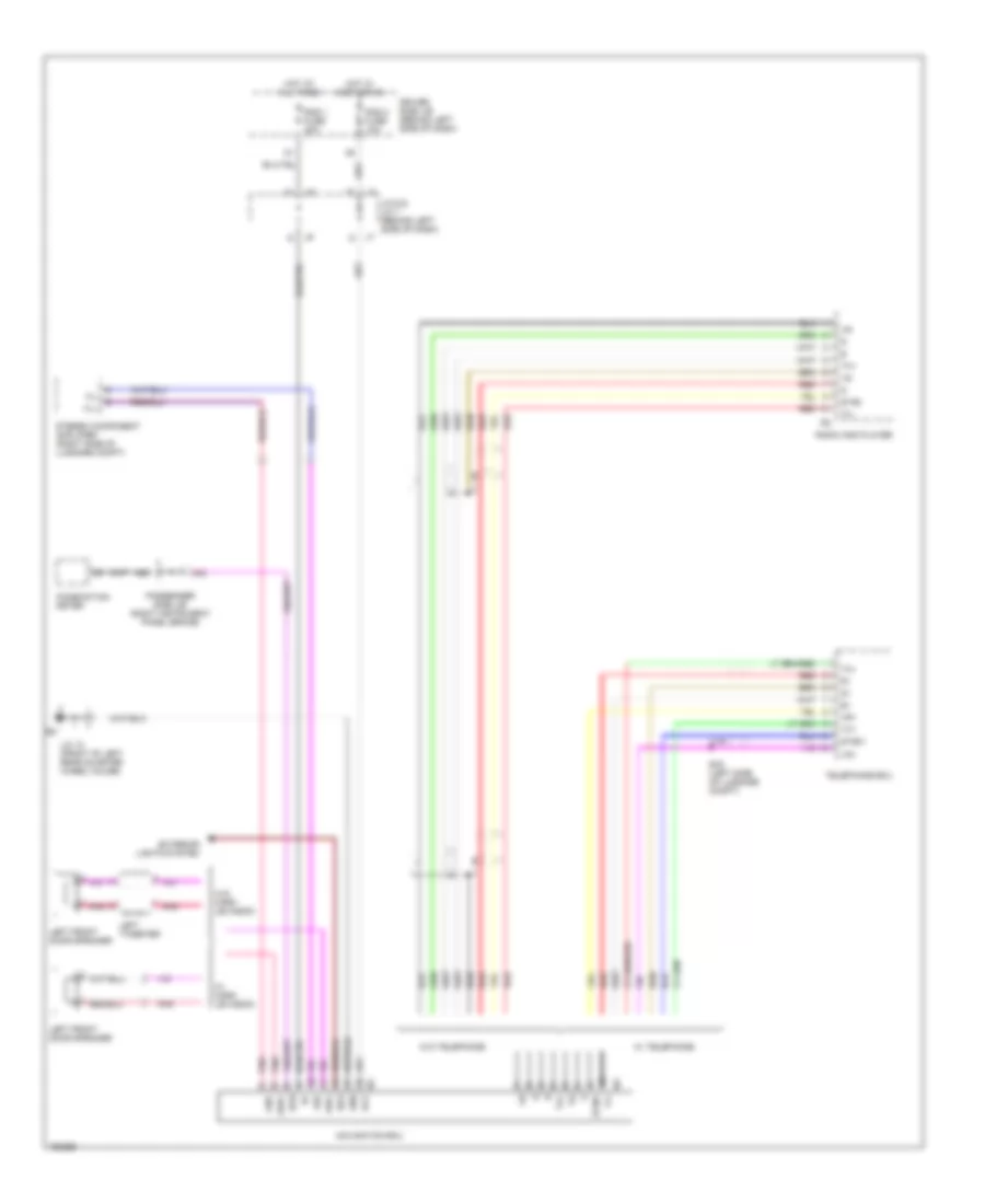 Navigation Wiring Diagram for Lexus ES 300 2002