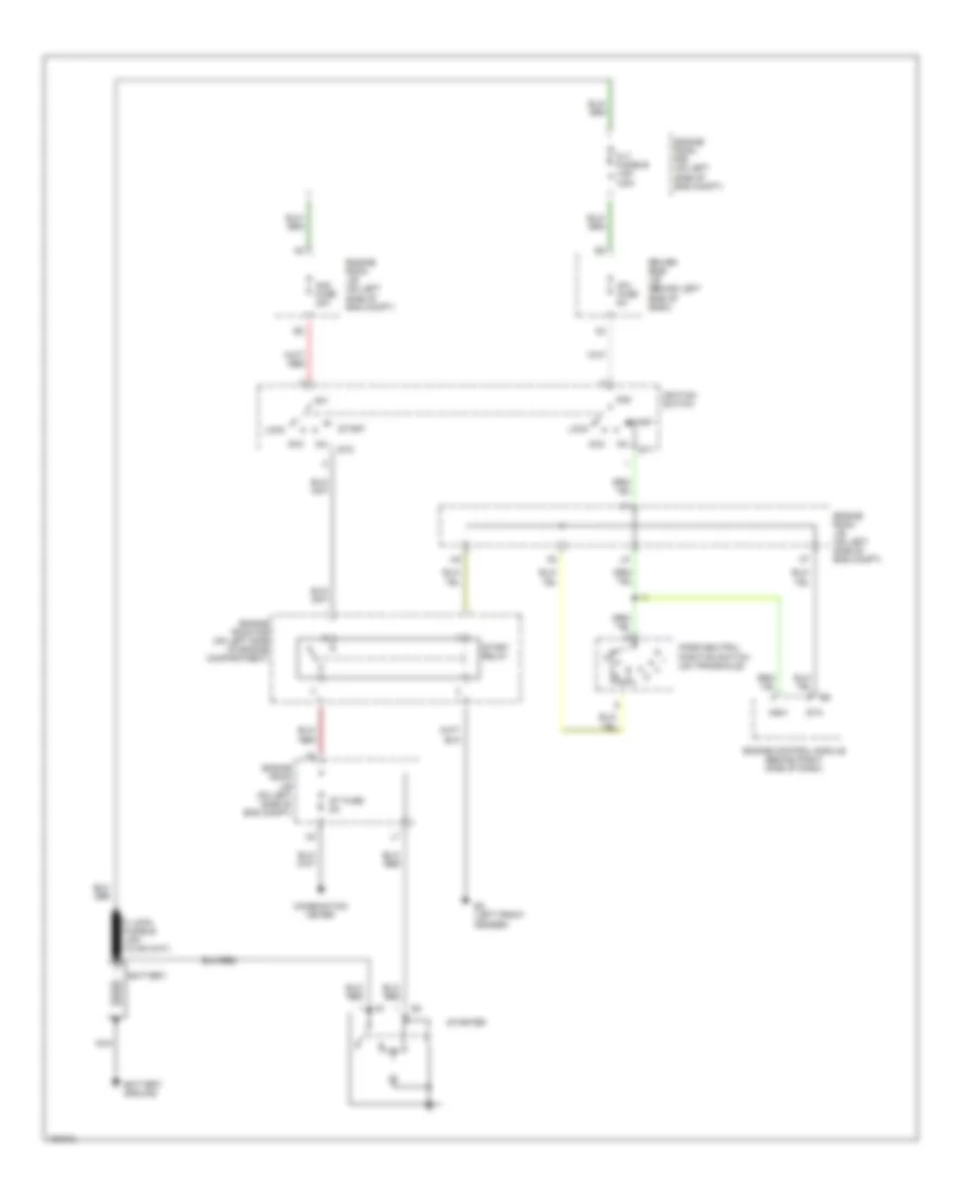 Starting Wiring Diagram for Lexus ES 300 2002