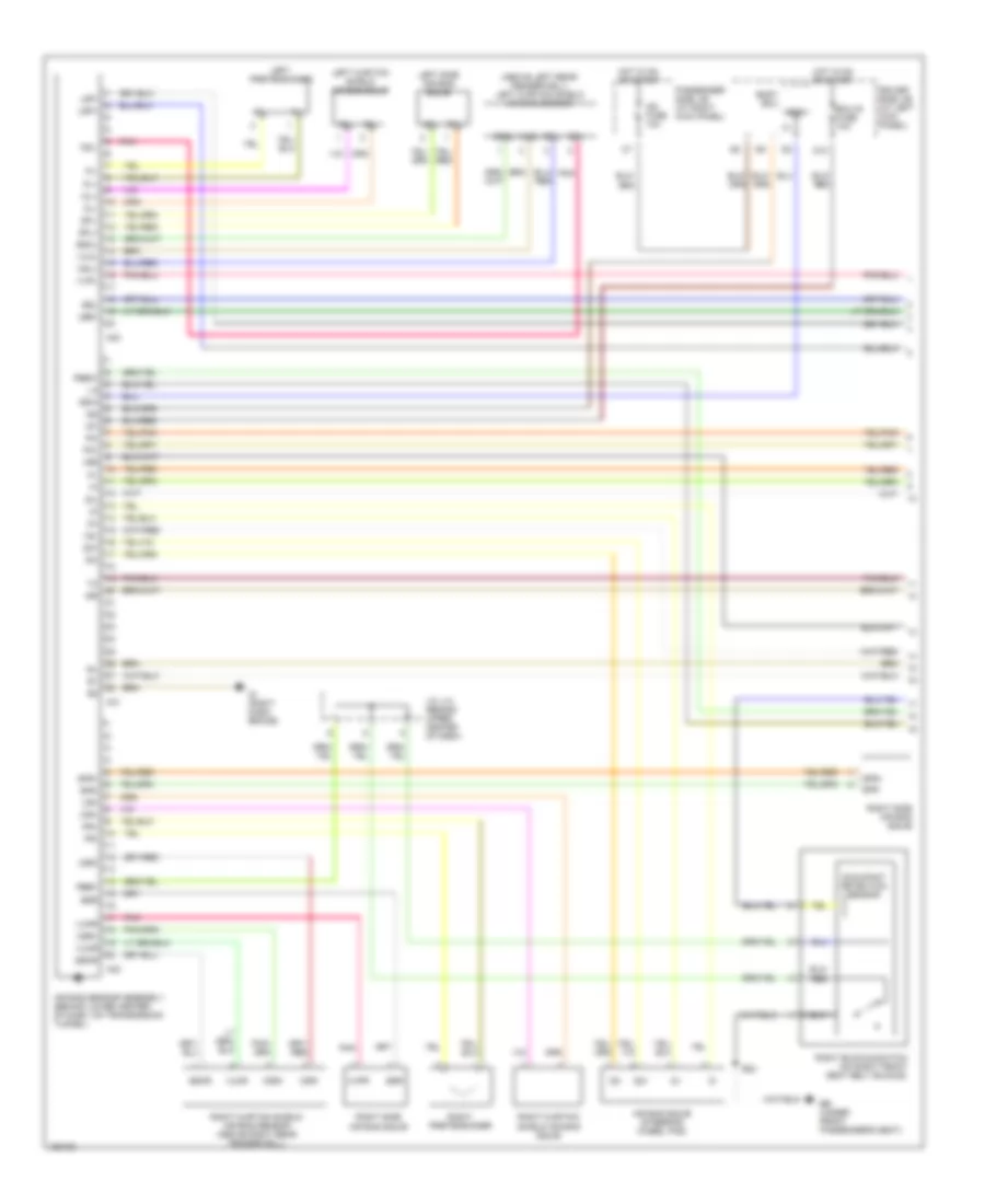 Supplemental Restraint Wiring Diagram 1 of 2 for Lexus ES 300 2002