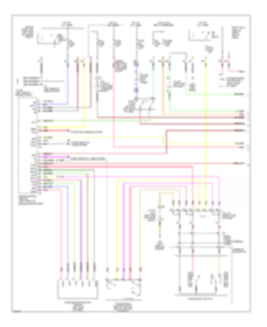 Transmission Wiring Diagram 1 of 3 for Lexus IS 350C 2010