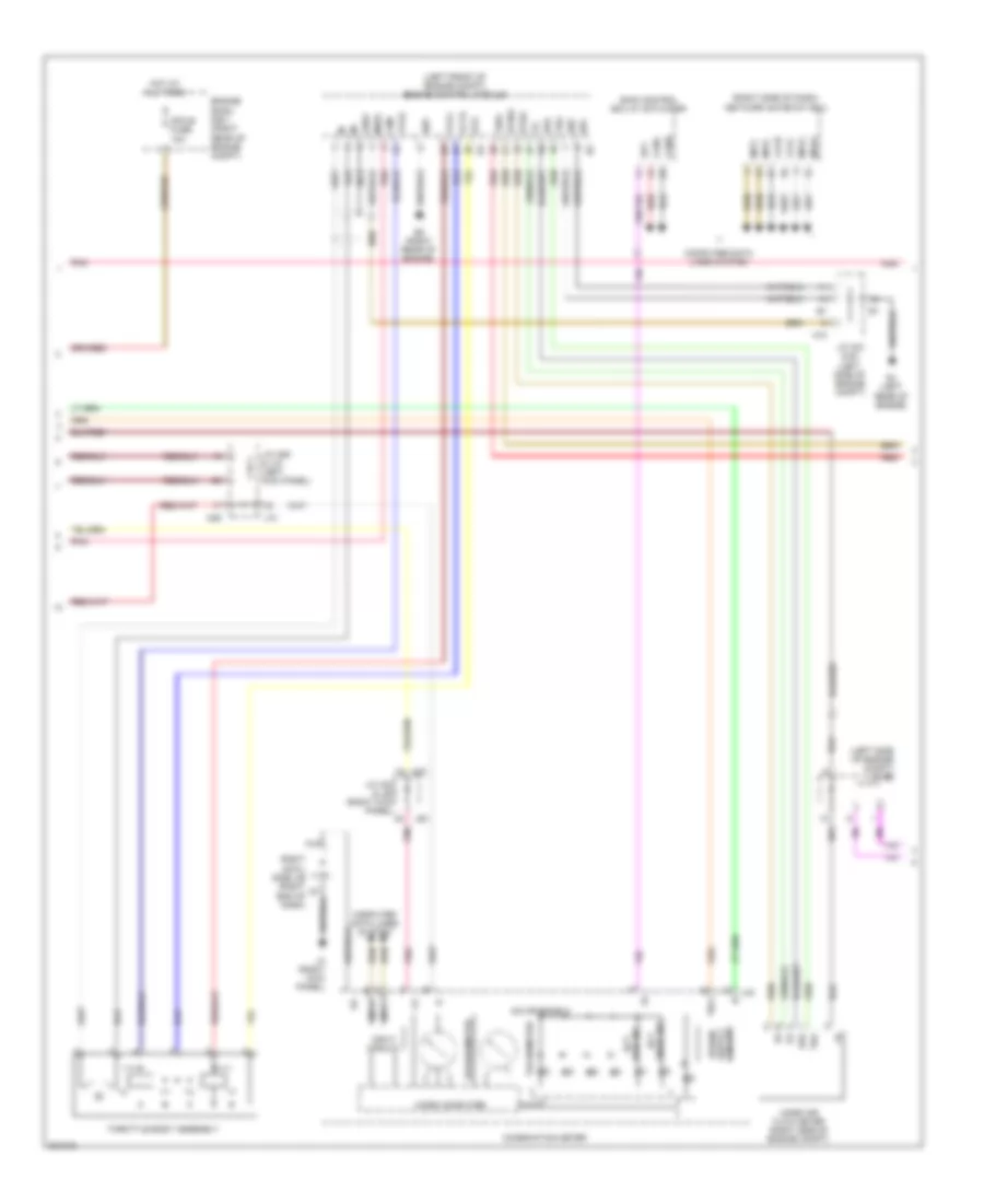 Transmission Wiring Diagram (2 of 3) for Lexus IS 350C 2010
