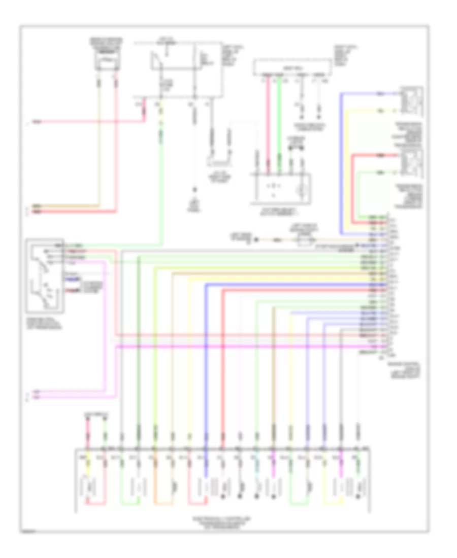 Transmission Wiring Diagram 3 of 3 for Lexus IS 350C 2010