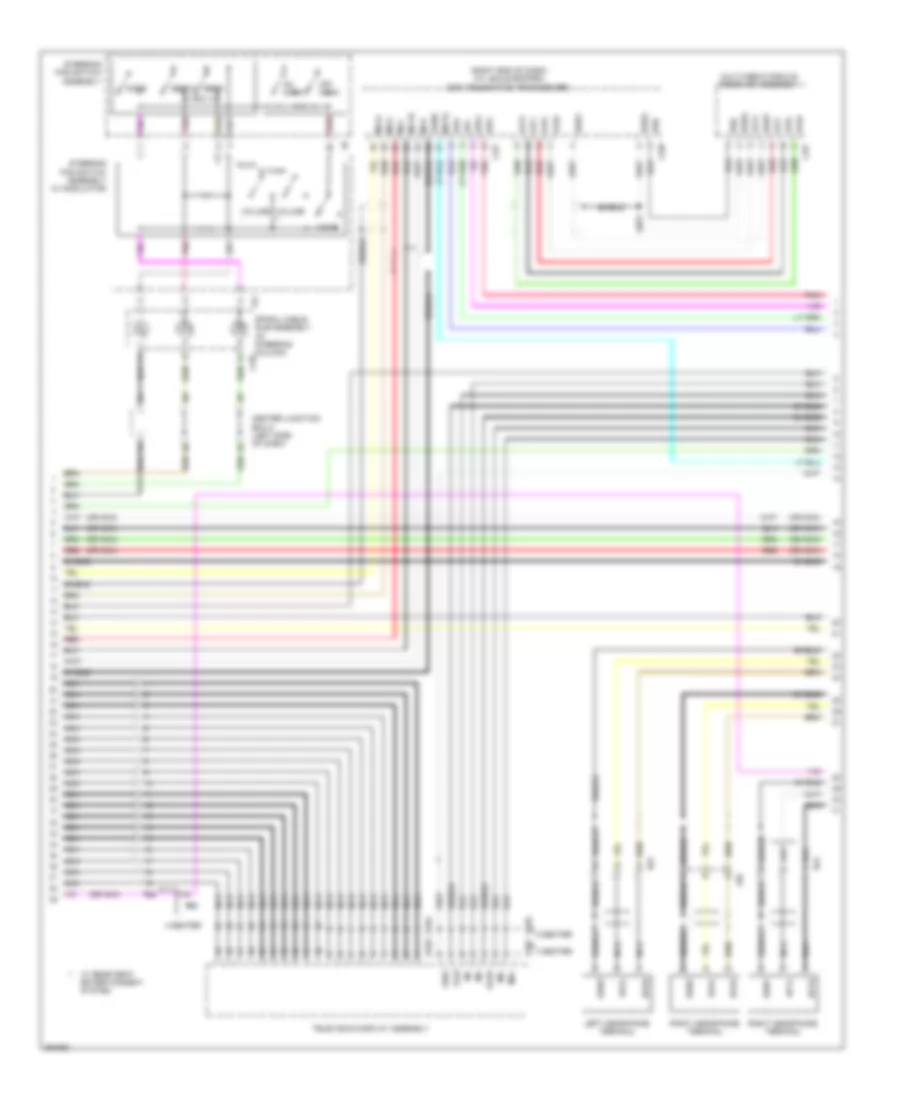 Radio Wiring Diagram 3 of 6 for Lexus LS 600hL 2013