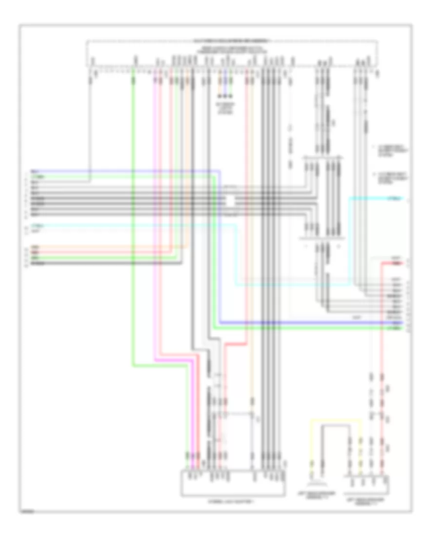Radio Wiring Diagram (5 of 6) for Lexus LS 600hL 2013
