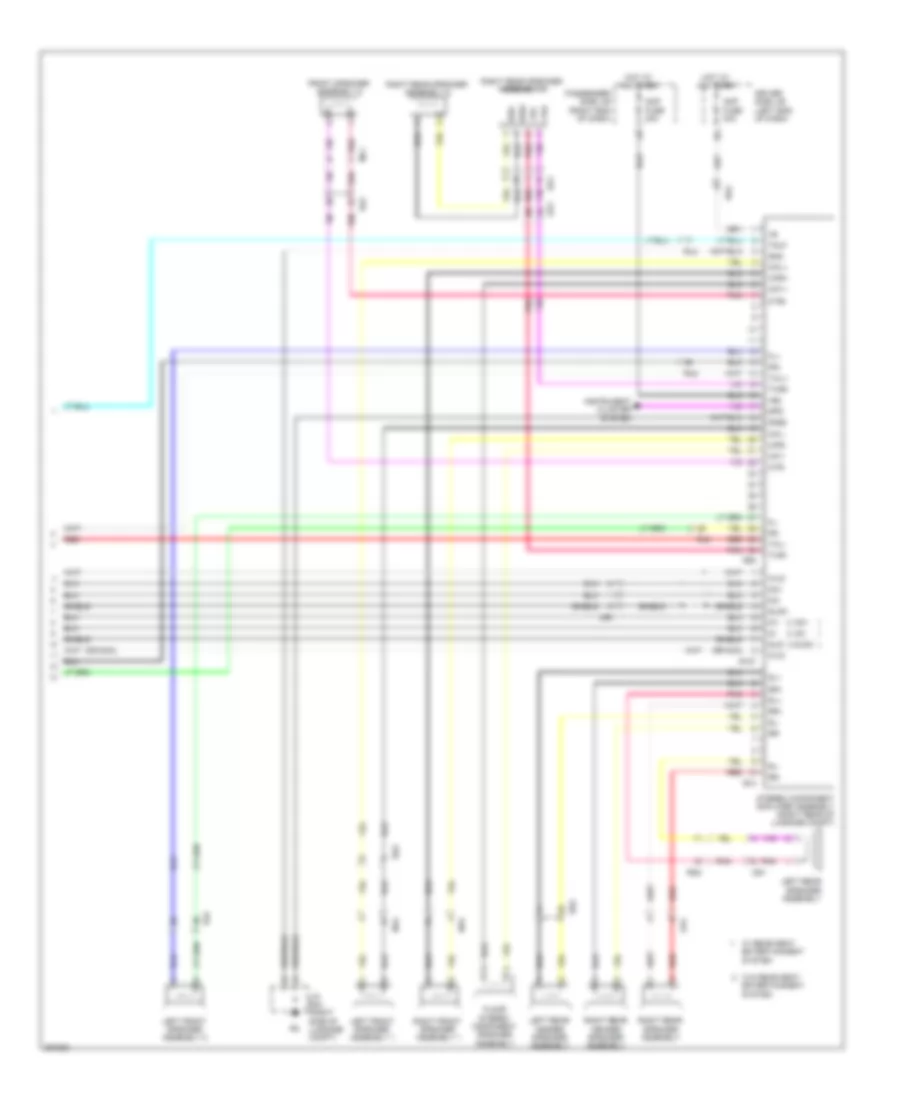 Radio Wiring Diagram (6 of 6) for Lexus LS 600hL 2013