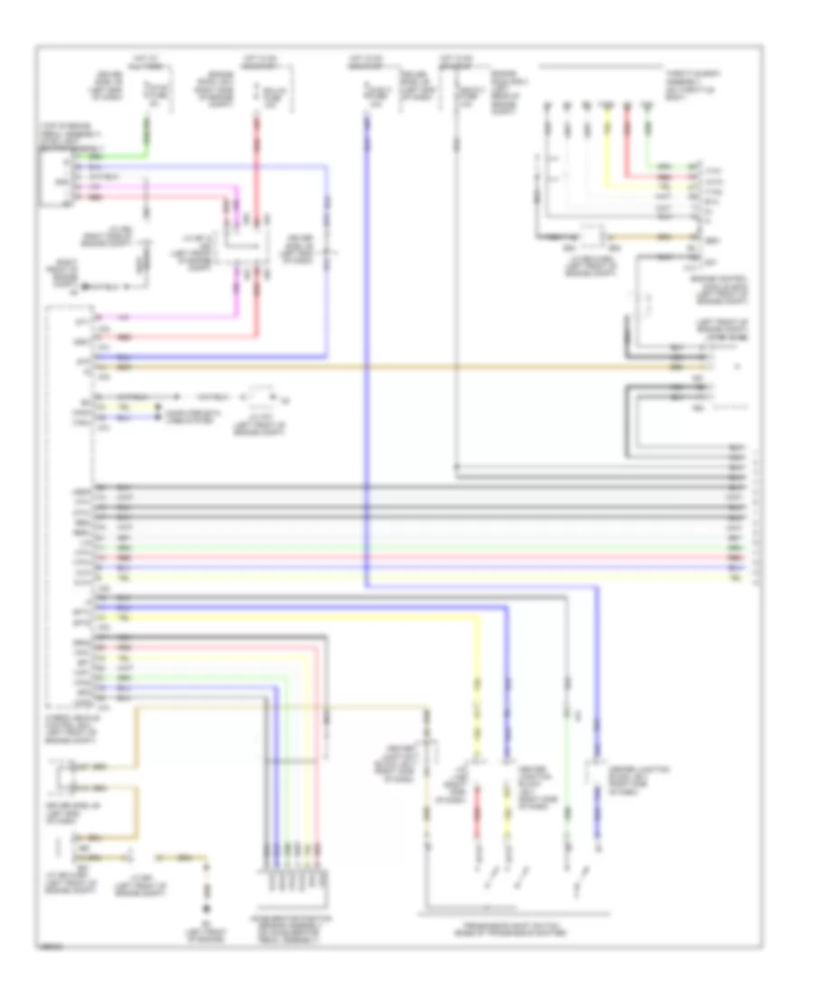 Transmission Wiring Diagram 1 of 3 for Lexus LS 600hL 2013