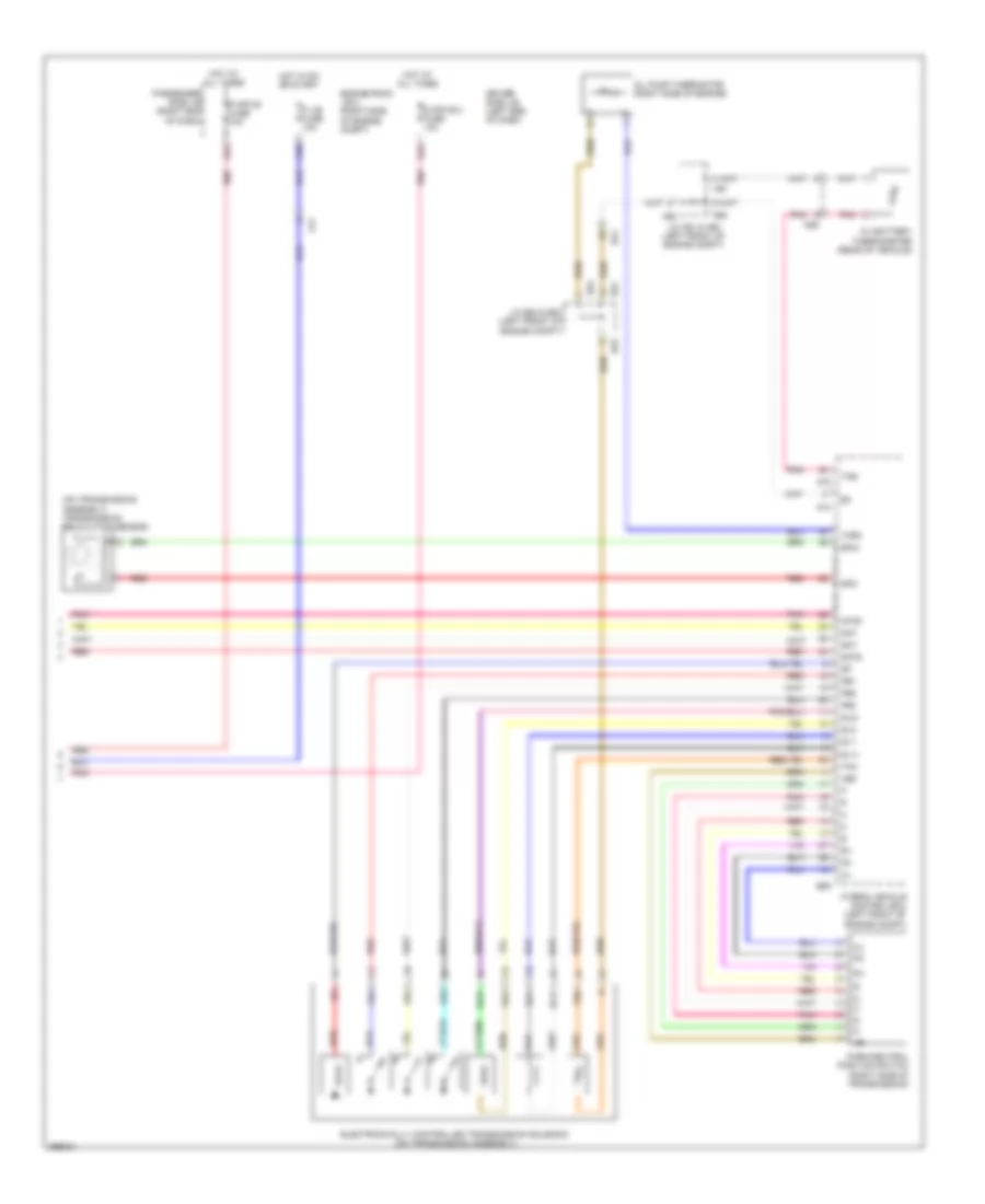 Transmission Wiring Diagram 3 of 3 for Lexus LS 600hL 2013