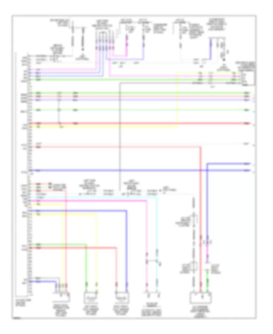 Automatic A C Wiring Diagram 1 of 5 for Lexus LS 600hL 2013